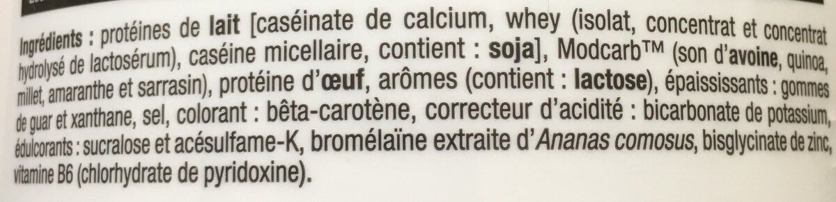 Aminoscience Myoxymum Vanille 750G - Ingredienti - fr
