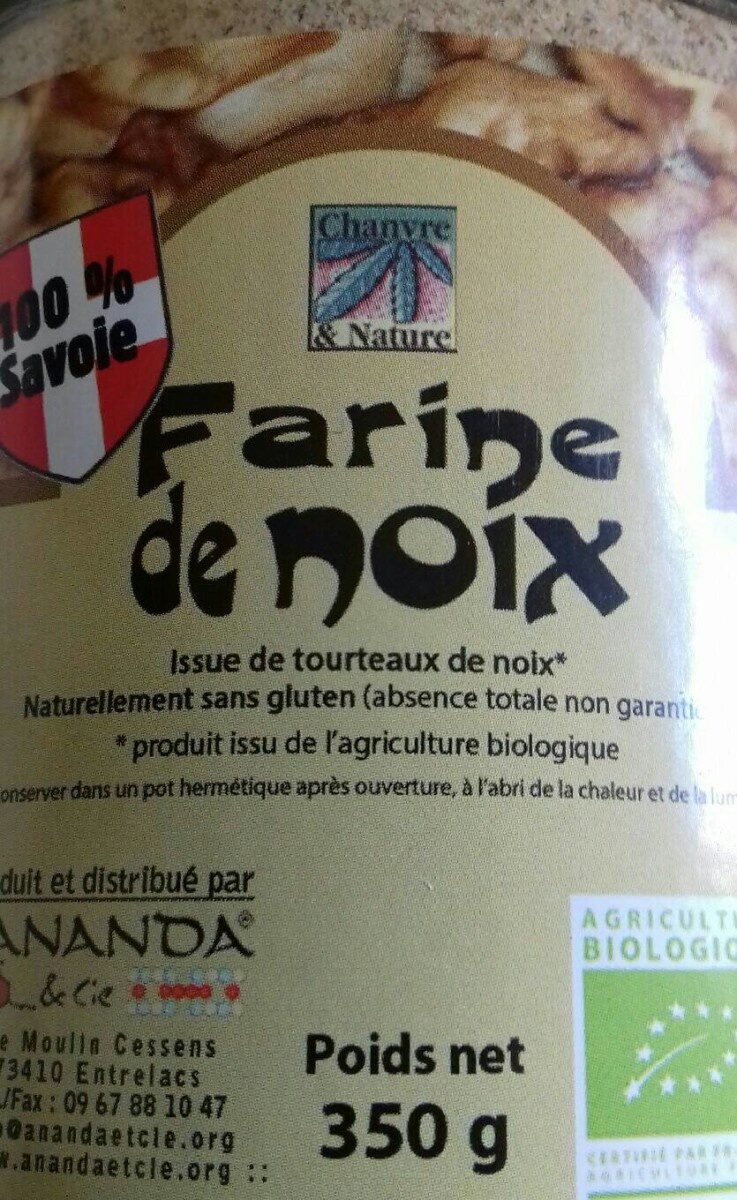 Farine de noix - Ingredients - fr