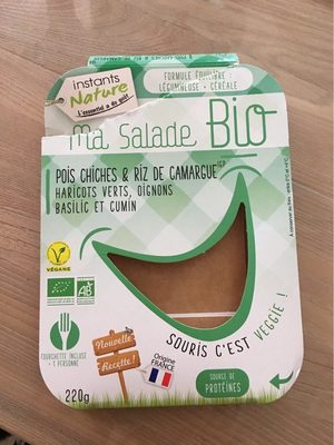 Ma salade bio pois chiche et riz de camargue bio - Produkt - fr