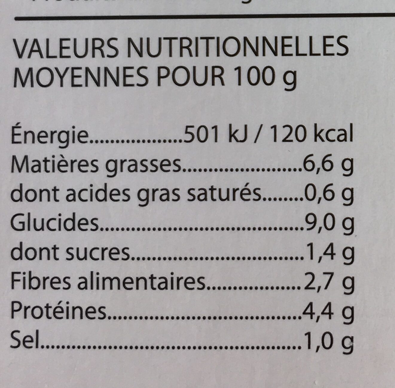 Mon Plat Bio Petit salé Lentilles vertes Orge & Tofu fumé - Nutrition facts - fr
