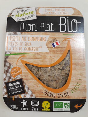 Mon Plat Bio Risotto aux champignons - Product - fr