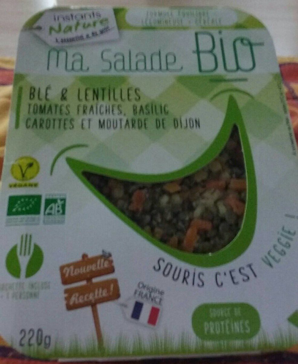 Ma salade bio blé & lentilles - Produkt - fr
