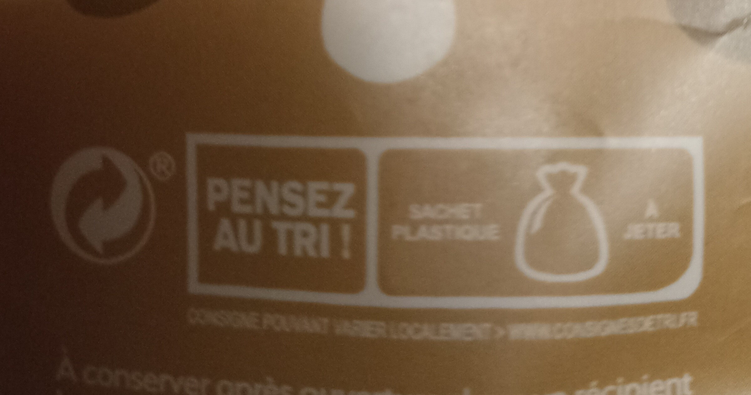 Torsades  blé dur et pois chiches germées - Recycling instructions and/or packaging information - fr