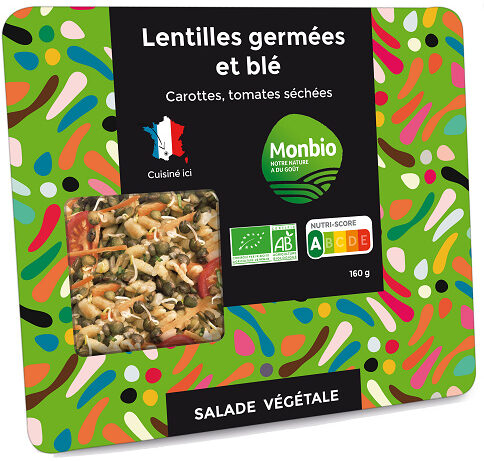 Salade lentilles germées et blé - Produkt - fr