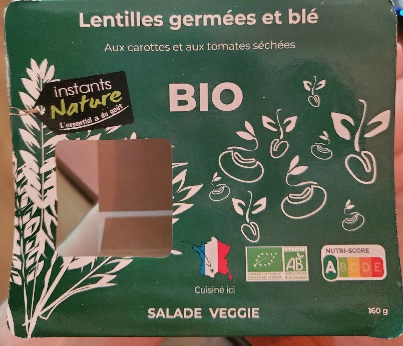 Instants Nature Lentilles germées et blé - Produkt - fr