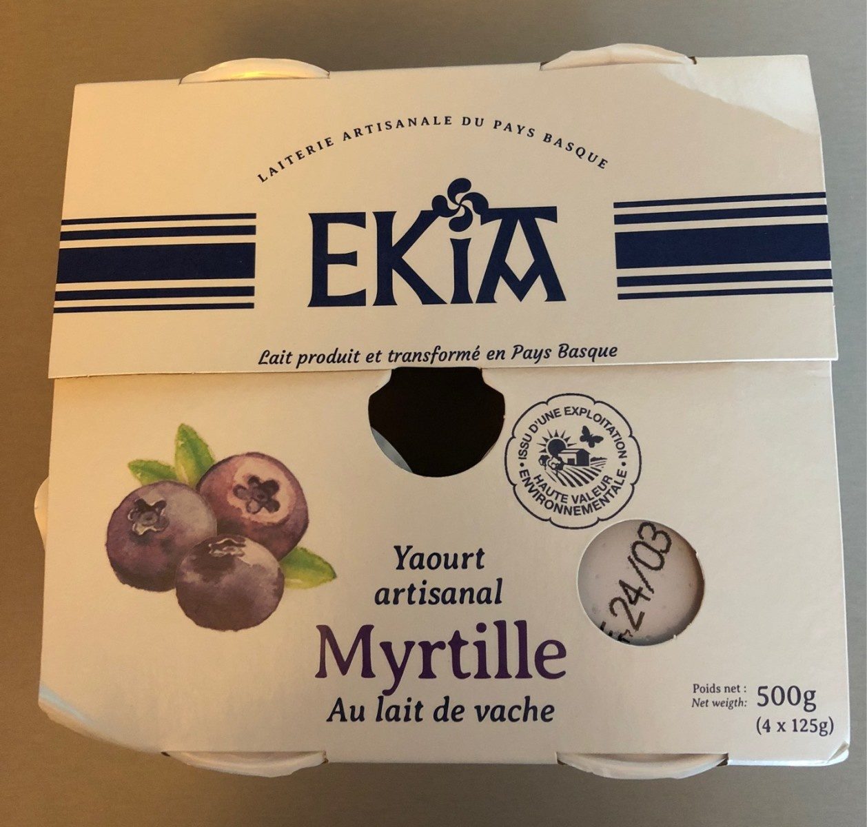 Yaourt Myrtille - Product - fr