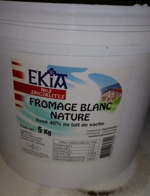 Fromage blanc nature - Product - fr