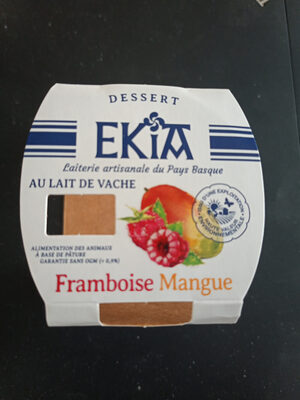 Les Douceurs framboise Mangue au Lait de Vache - Product - fr