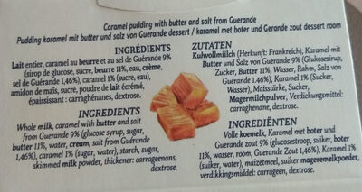 Crème dessert - Ingredients - fr