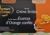 Crème brûlée écorces d'orange confite - Product