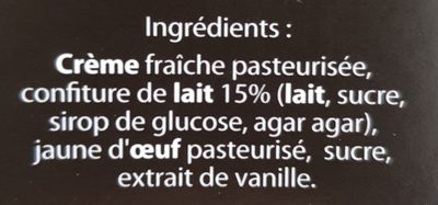 Préparation pour Crème brûlée - Ingredienser - fr