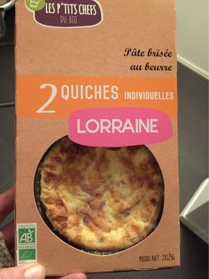 2 Quiches Individuelles Lorraine - Produkt - fr