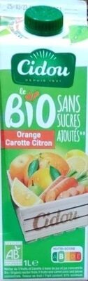Jus Orange carotte citron - Produit