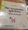 Mini brochettes apéritives, chèvre et tomates - Product