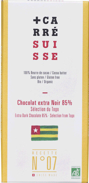 Chocolat extra noir 85% - Produit