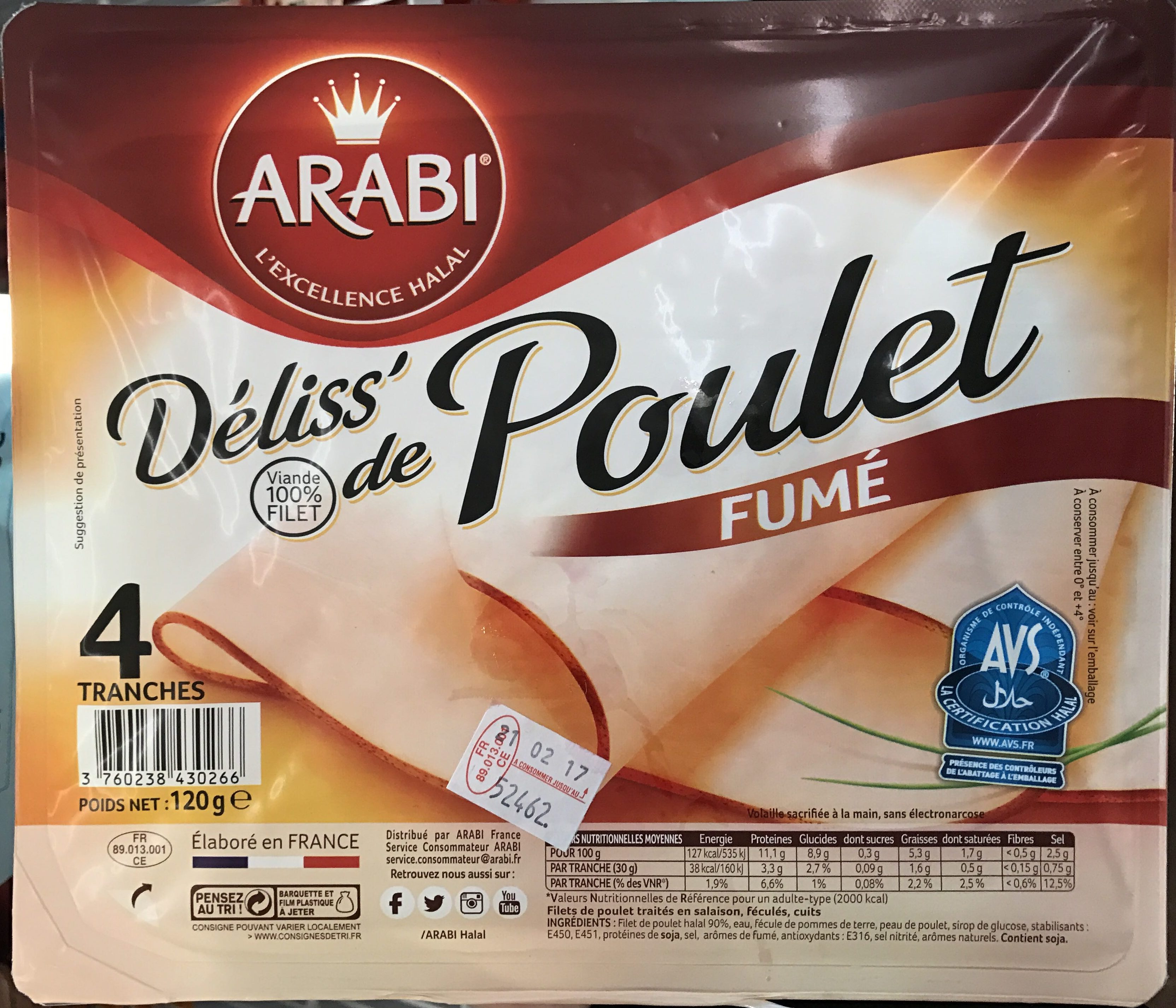 Déliss' de Poulet fumé - Product - fr