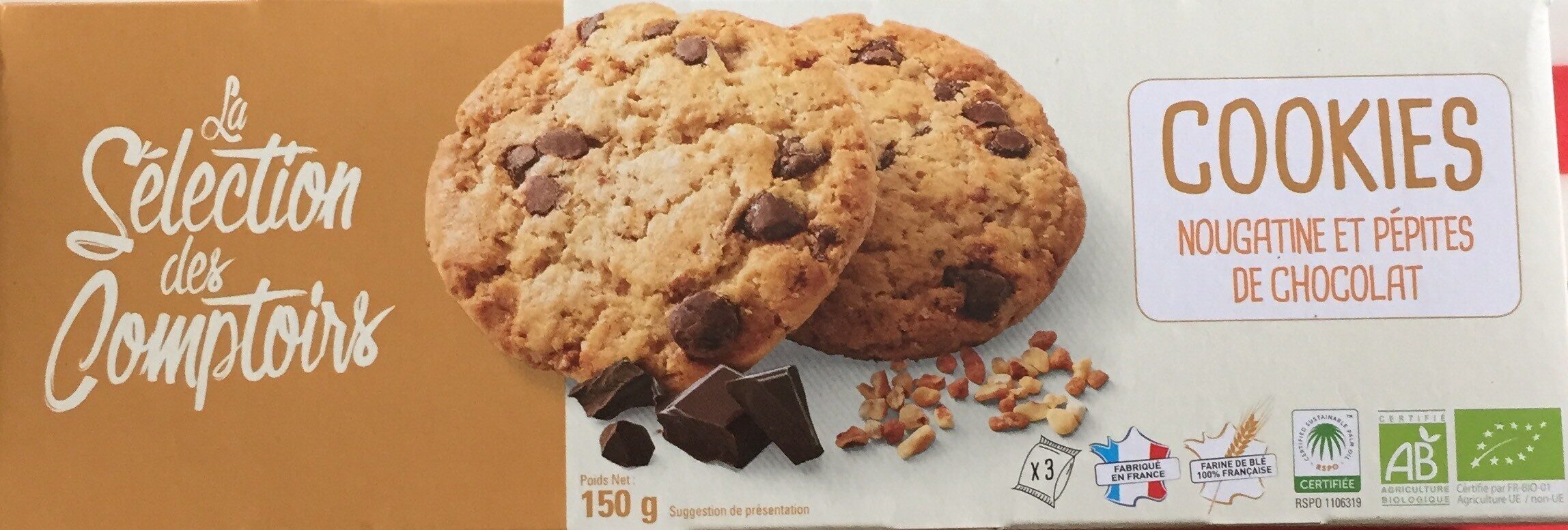 Cookies nougatine et pépites de chocolat - Product - fr