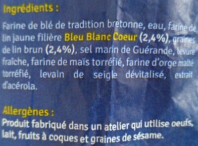 La Lin - Ingredients - fr