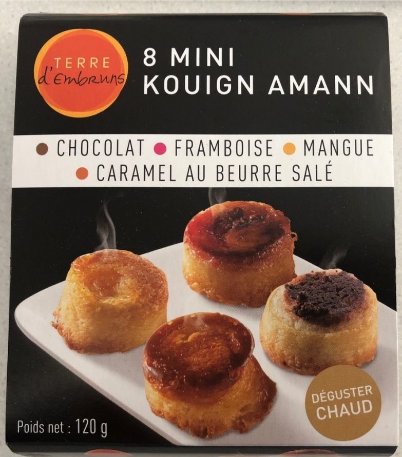 8 Mini Kouign Amann - Chocolat - Framboise - Mangue - Caramel au Beurre Salé - Product - fr
