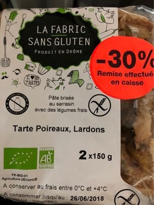 Tarte poireaux lardons - Product - fr