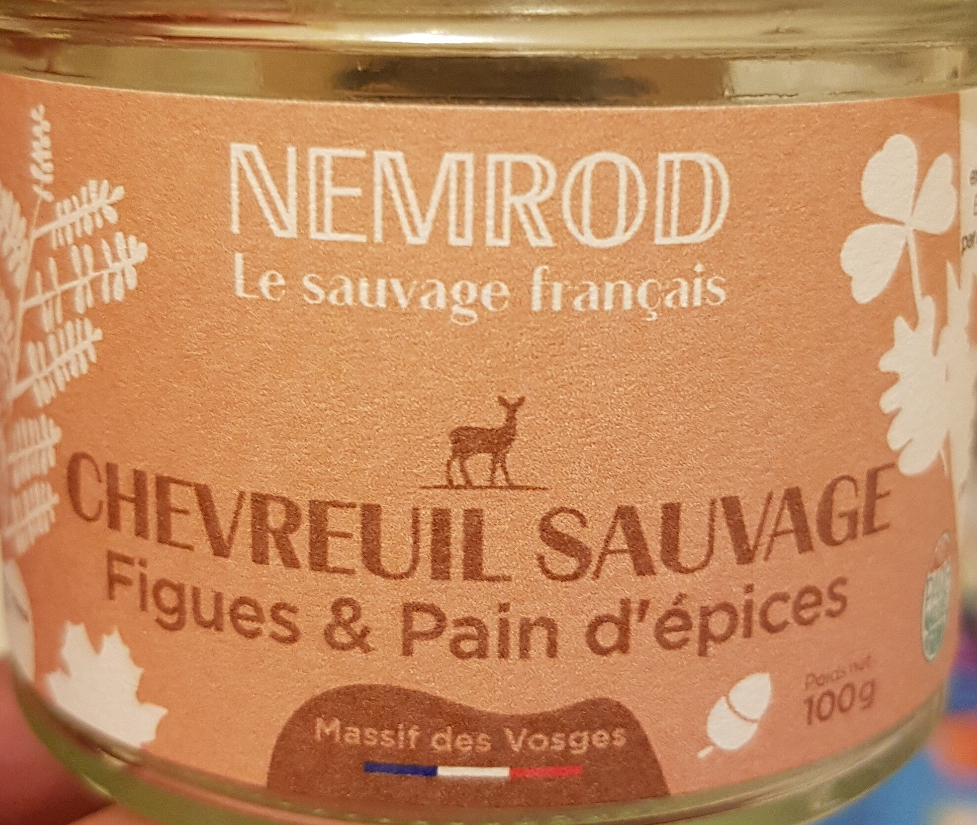 Chevreuil Sauvage Figues et Pain d'épices - Product - fr