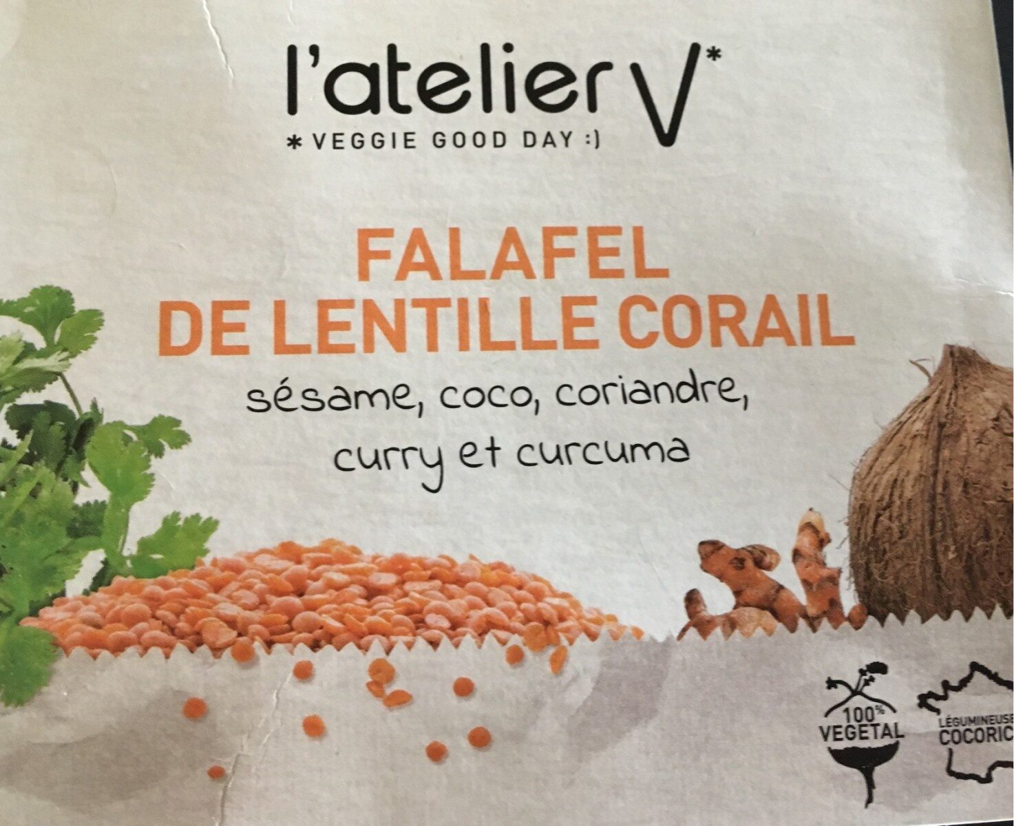 Falafel de lentille corail - Produit
