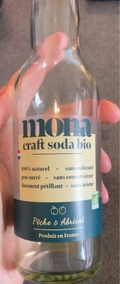 Mona Craft soda bio peche abricot - Product - fr