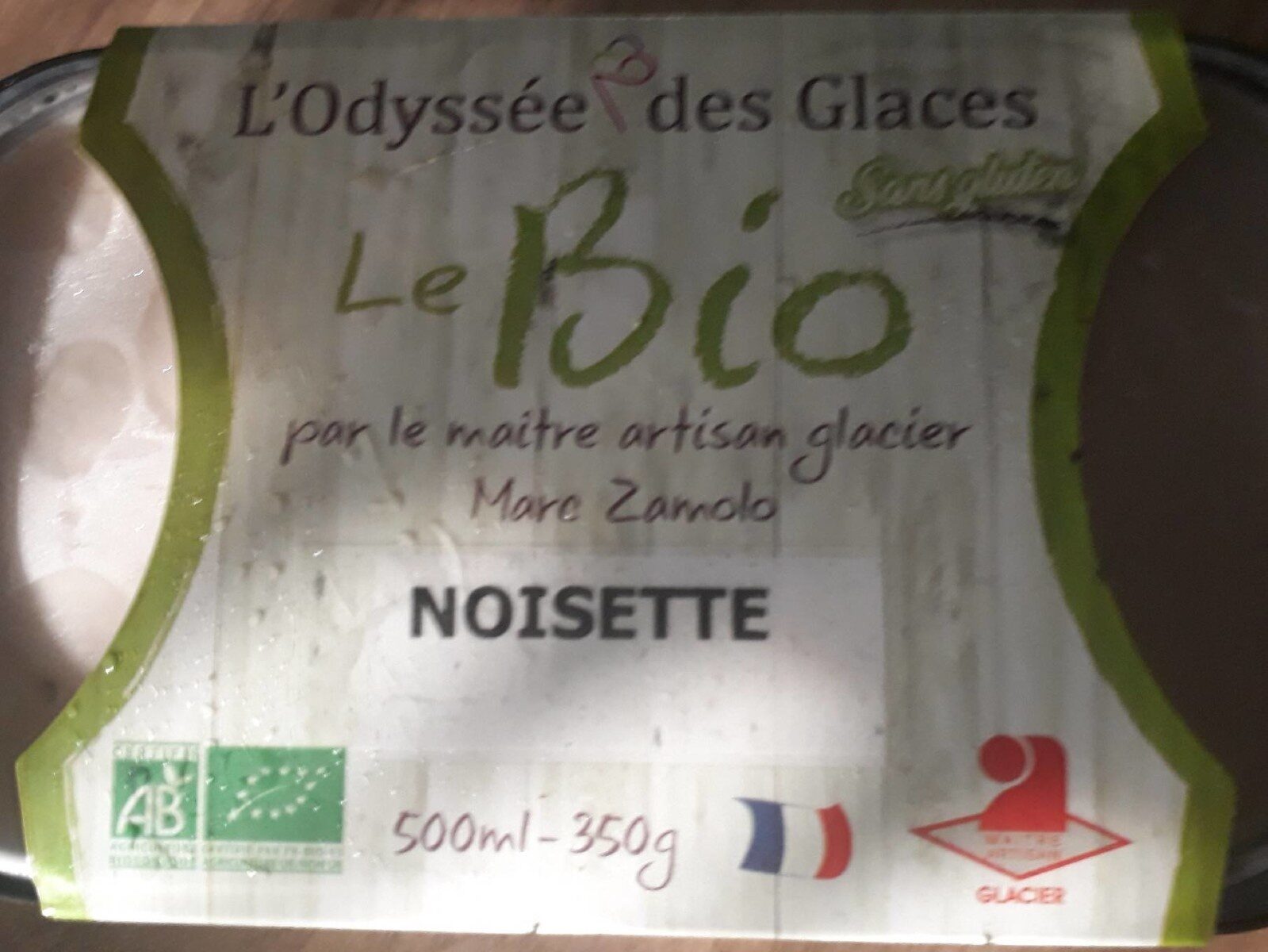 Glace noisette - Produit