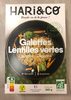 Galettes Lentilles Vertes - Oignons - Carottes - Produit