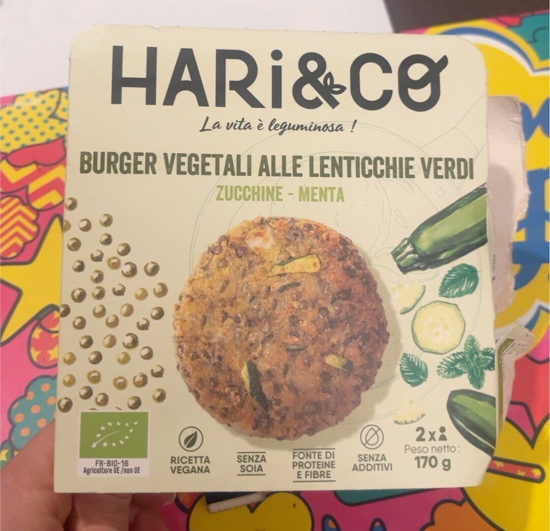 Burger vegetali - Prodotto