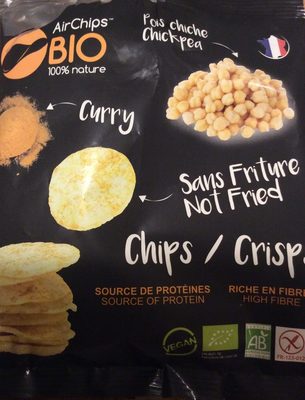 Chips de pois chiche au curry - Produkt - fr