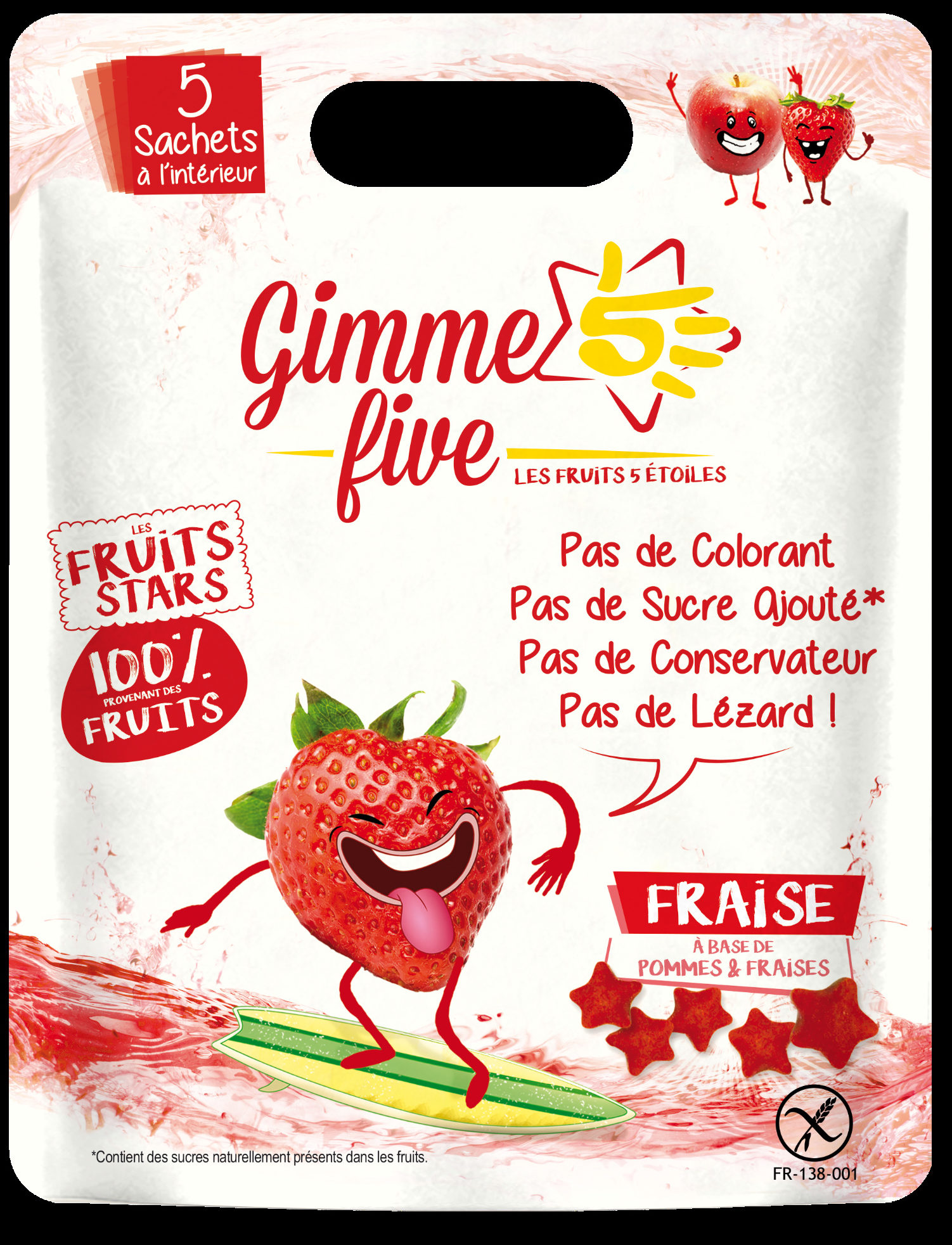 Fruits stars fraise - Product - fr