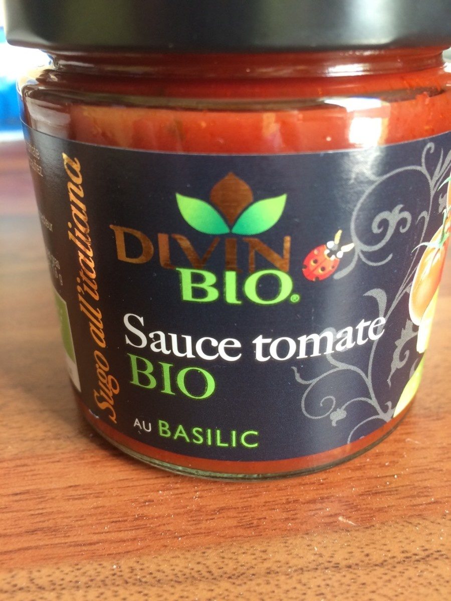 Sauce tomate bio au basilic - Produit