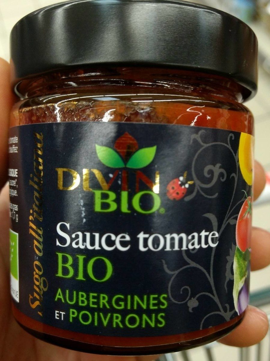 Sauce tomate bio aubergines et poivrons - Produit