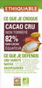 Cacao cru non torréfié 82% - Produit