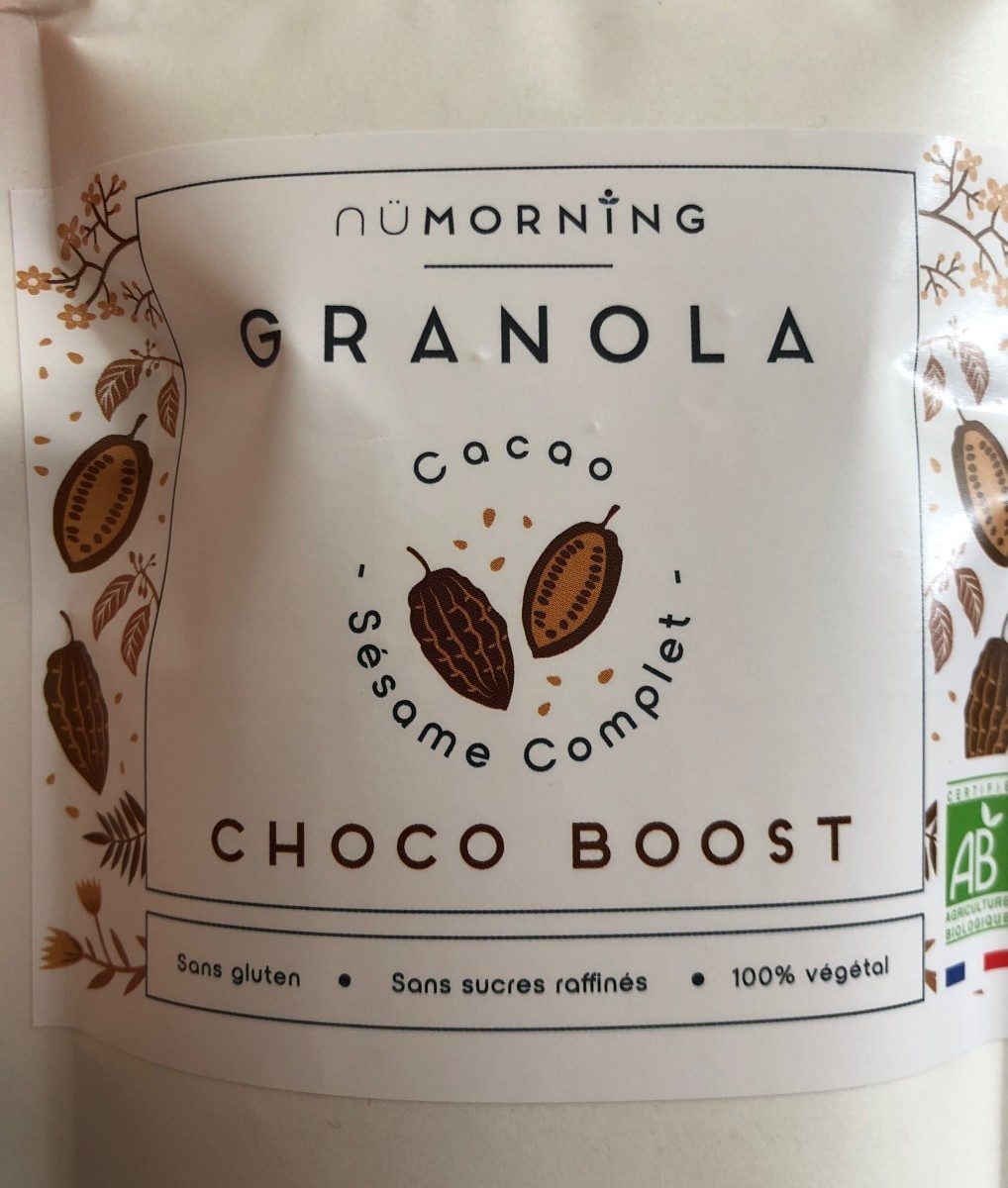 Granola choco boost bio - Product - fr
