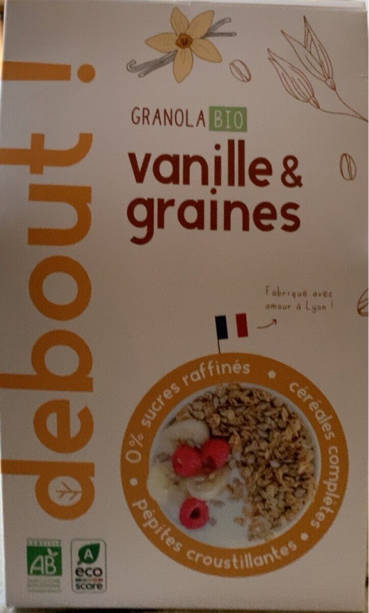 Granola bio vanille & graines - Produit
