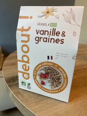 Granola bio vanille & graines - Instruction de recyclage et/ou informations d'emballage