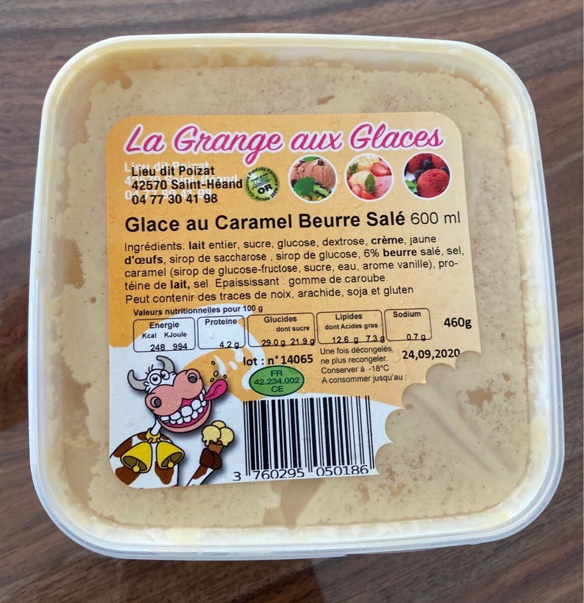 Glace caramel beurre salé - Product - fr