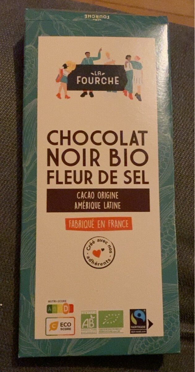 Chocolat Noir à la Fleur de Sel Bio et Équitable - Produit