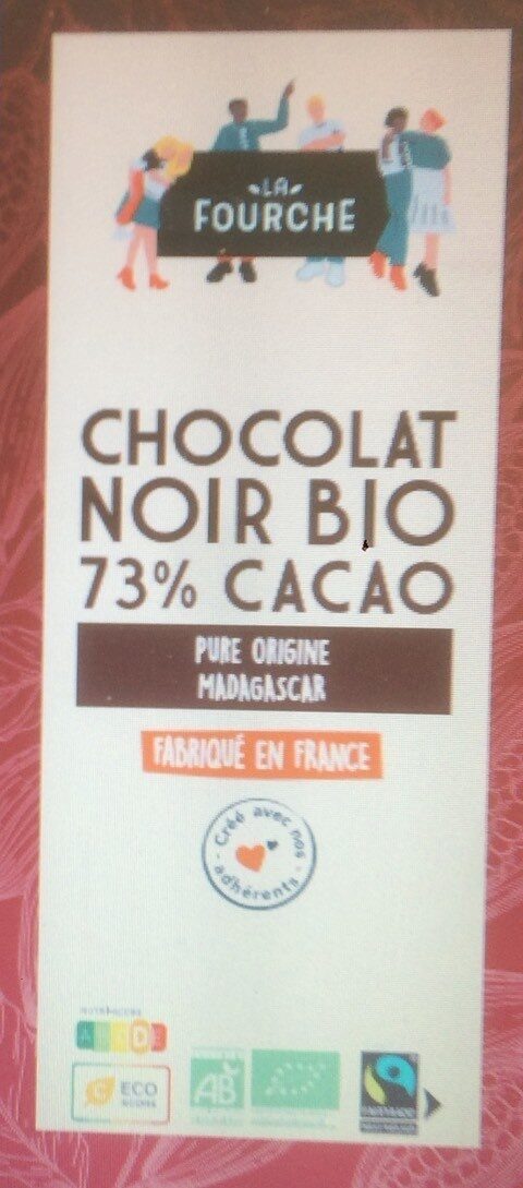 Chocolat Noir 73% Madagascar Bio et Équitable - Produit