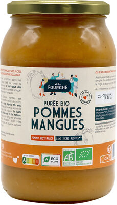 Purée Pommes Mangues Bio - Produit