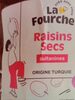 Raisins secs sultanines de Turquie - Producto