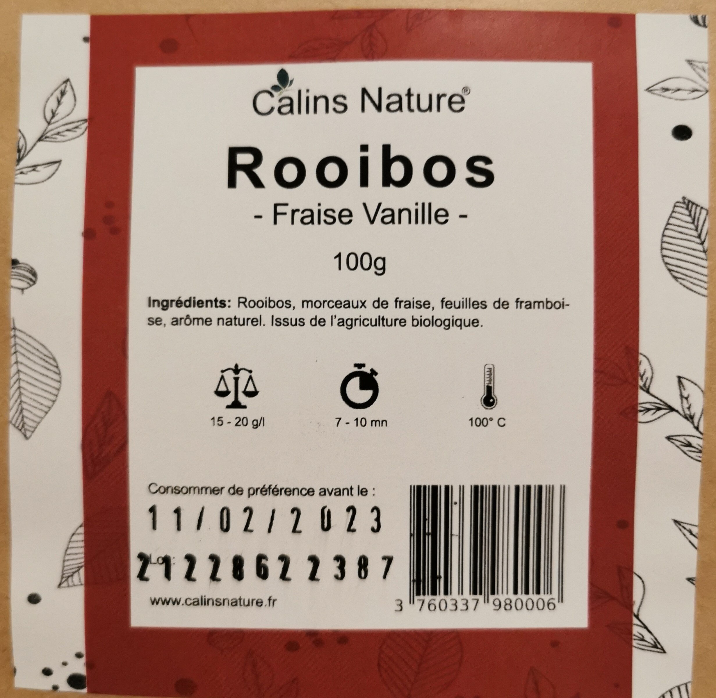 Rooibos Fraise Vanille - Producto - fr