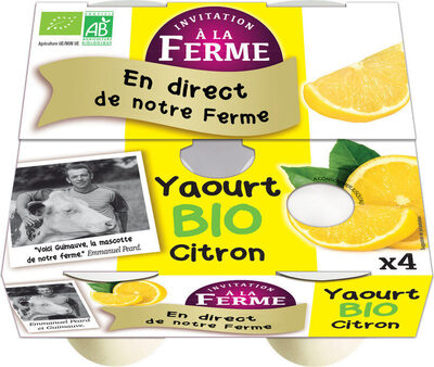 Yaourt Bio Citron - Product - fr