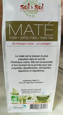 Maté Vert - Ingredients - fr