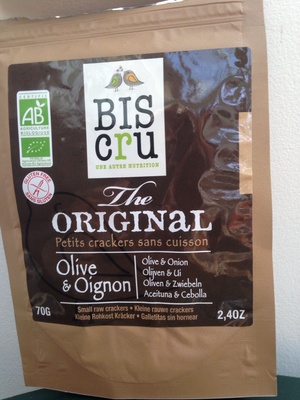 Bis cru Olive & Oignon - Produit