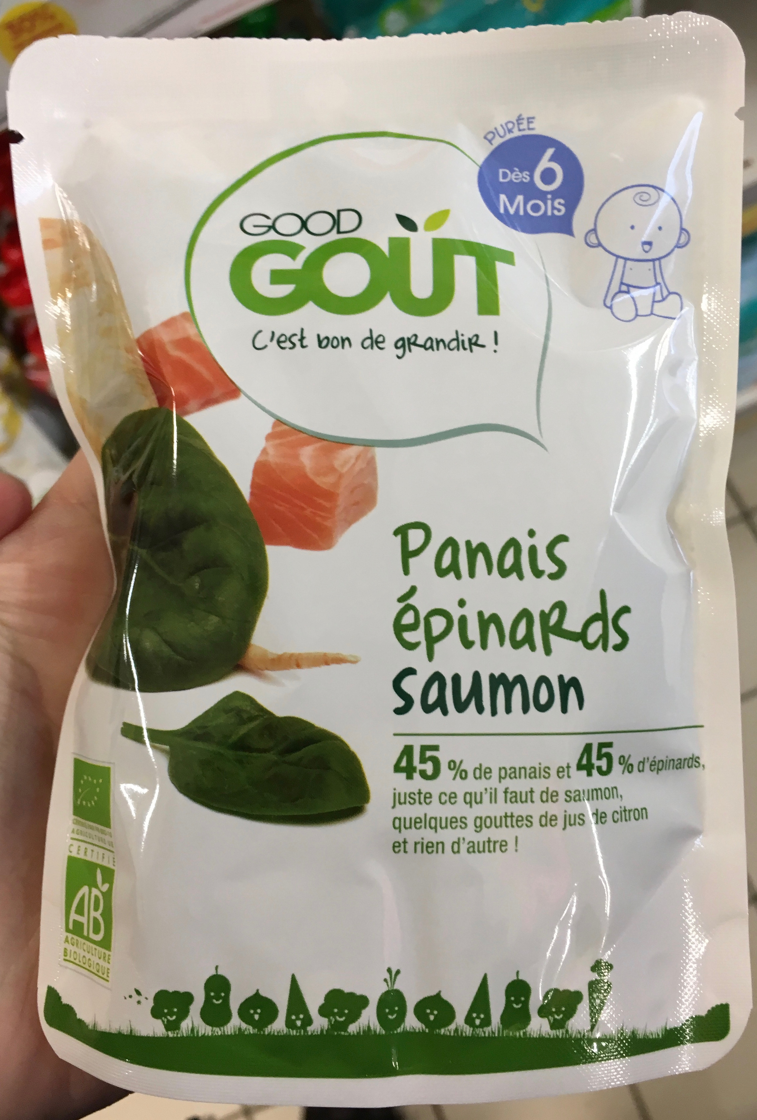 Panais épinards saumon - نتاج - fr