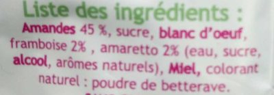 Macarons d'antan framboise acidulée - Ingredients - fr