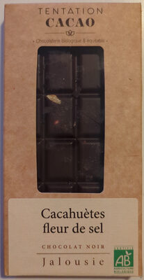 Chocolat noir cacahuètes fleur de sel - Product - fr